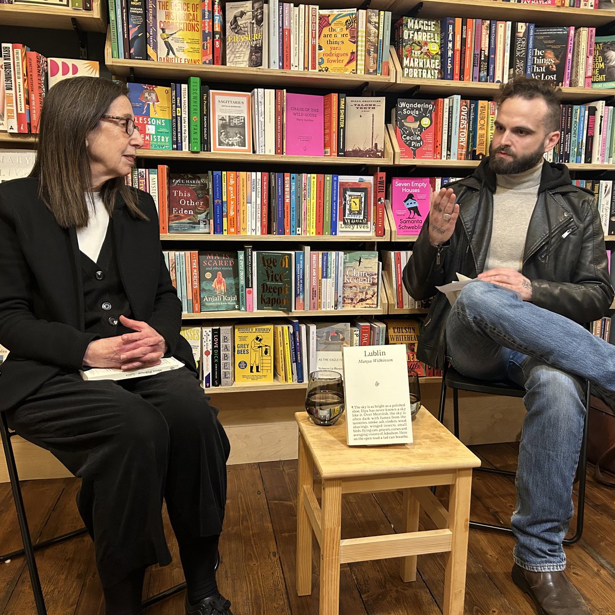 Thanks to <a href="/CABlintzios/">C.A Blintzios</a> and <a href="/G_Rd_Books/">Gloucester Road Books</a> for a truly wonderful evening launching Lublin by Manya Wilkinson in Bristol!