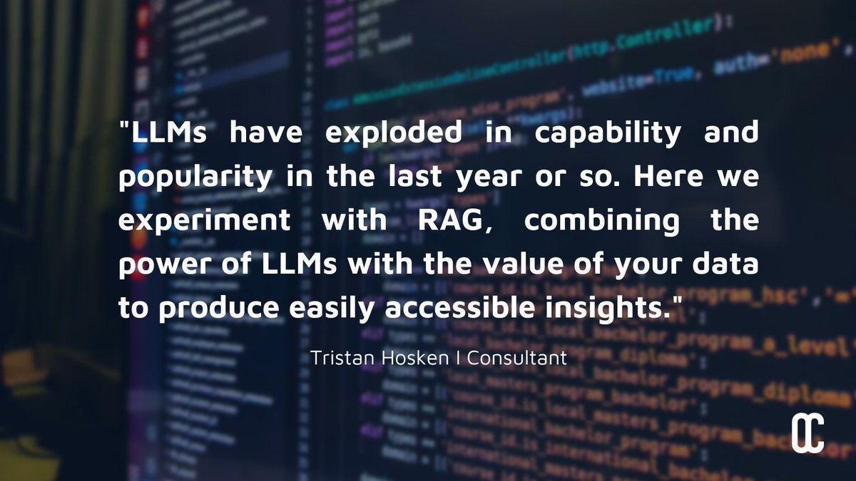 Check out the blog by our Consultant, @TristanHosken, as he explores RAG. Tristan provides insights into advantages and disadvantages of RAG through hands-on experiments with AWS's Bedrock and Azure's OpenAI service. opencredo.com/blogs/the-impo…
#OpenAI #AWS #Azure #AI #LLM #Anthropic