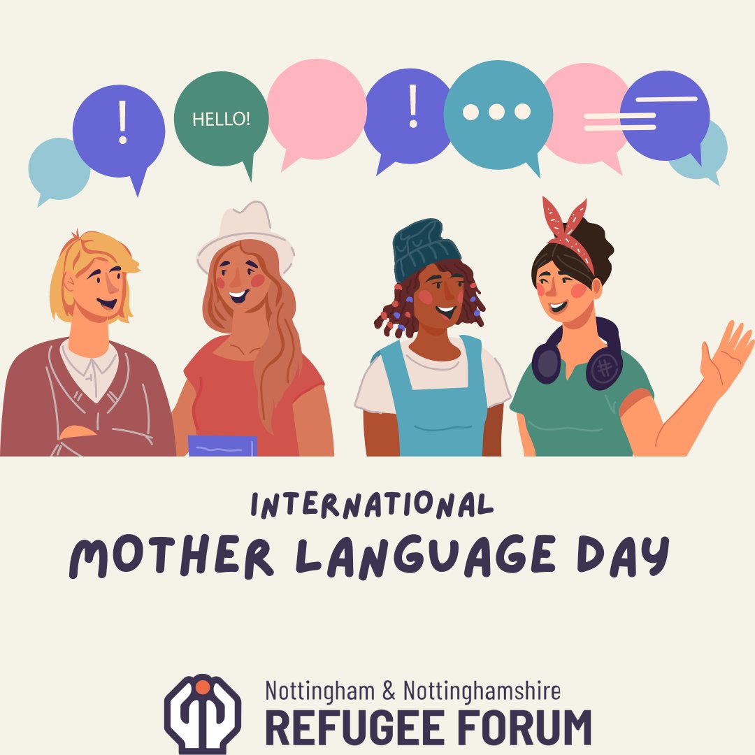 Happy International Mother Language Day! 🌎

🌐 We believe everyone has a right to be understood - our interpreting services are offered both internally at Nottingham Refugee Forum and for external customers through <a href="/VoicesInRefuge/">Voices in Refuge</a>