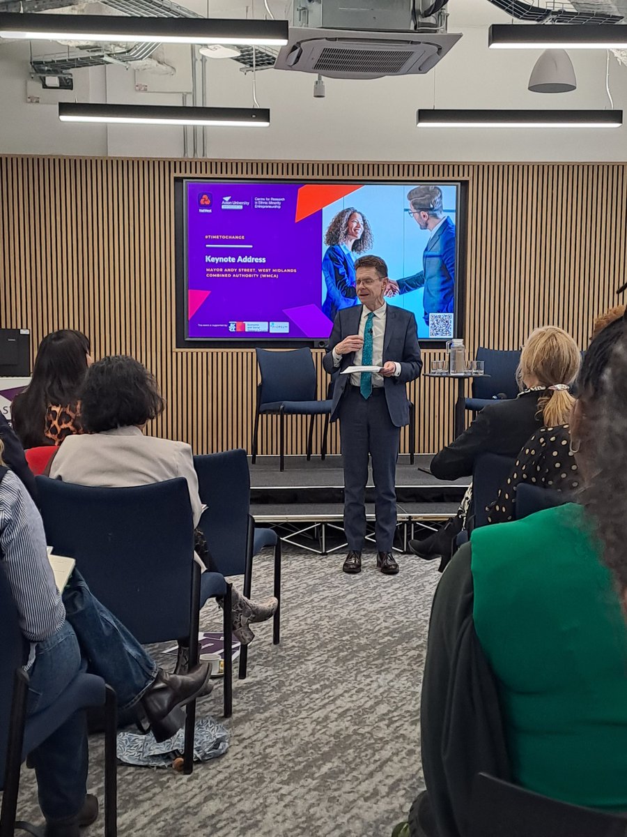 AngelaJeffery's tweet photo. Great to be at #timetochange event focusing on action to achieve the £100Bn GVA prize from supporting inclusive business support. https://t.co/Gi31AIeUs4