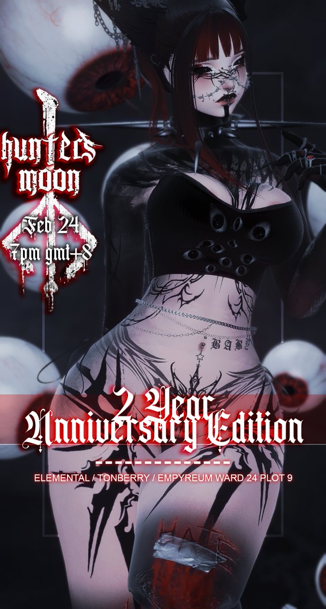 juniorjinbei's tweet photo. (I'm a bit late but) IT'S BIRTHDAY TIMEEE

Come join me at Hunters Moon this Saturday (Feb 24th) for my 2 Year Anniversary celebration! This weekend I'm bringing you something different and letting my Daylist dictate my playlist. 
             ▫️▫️
#ElementalDC  🖤 #HuntersMoonTB https://t.co/TTLMJQpLzW