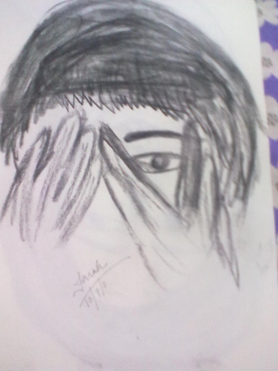 #charcoalwork #sketchart #फrah #farahnaseem #eyes #girl