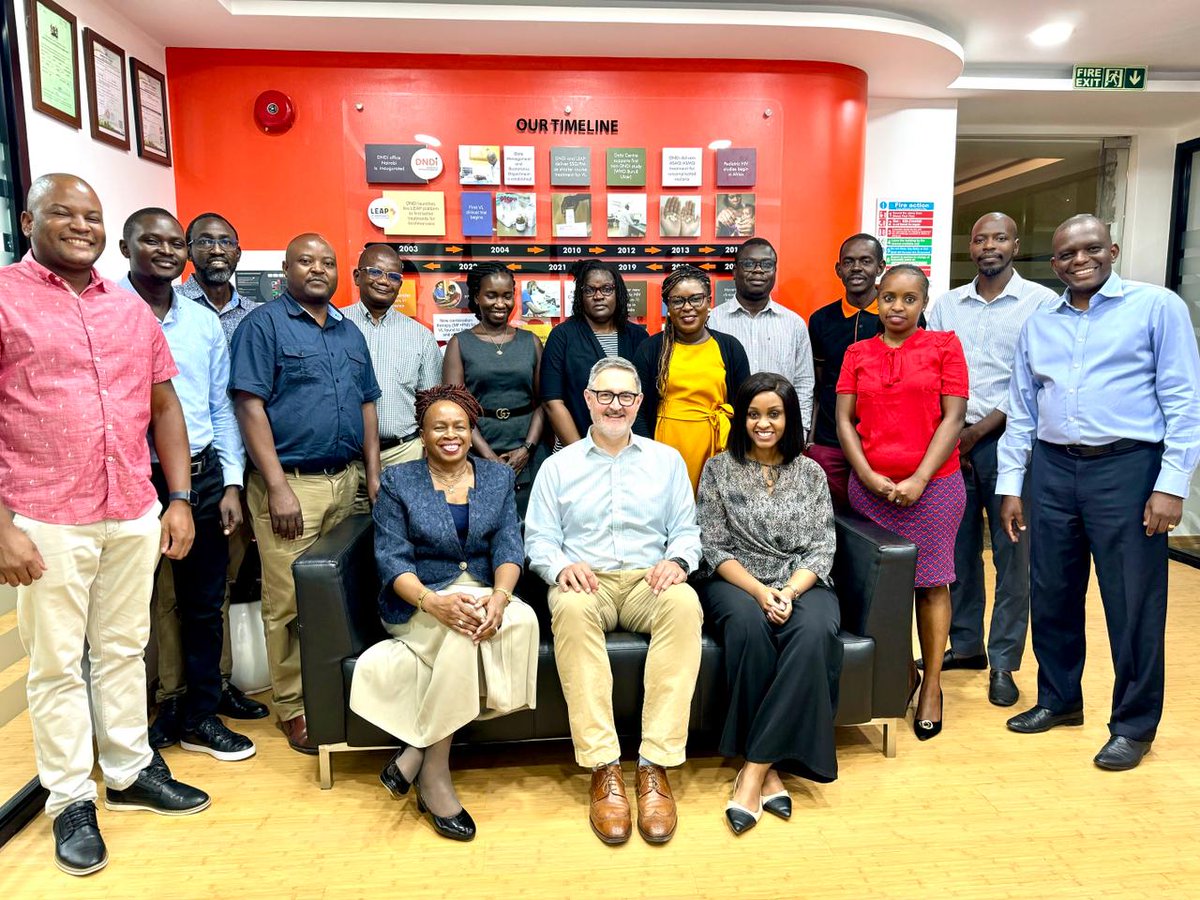 MoniqueWasunna's tweet photo. Yesterday afternoon, we were honoured to welcome @DNDi board member @Chrisbird69 to the Nairobi office. 

He had the opportunity to meet &amp; interact with staff to learn more about our ongoing projects. We are grateful for the governance and support of the board as we combat #NTDs. https://t.co/qM7F1zZixr