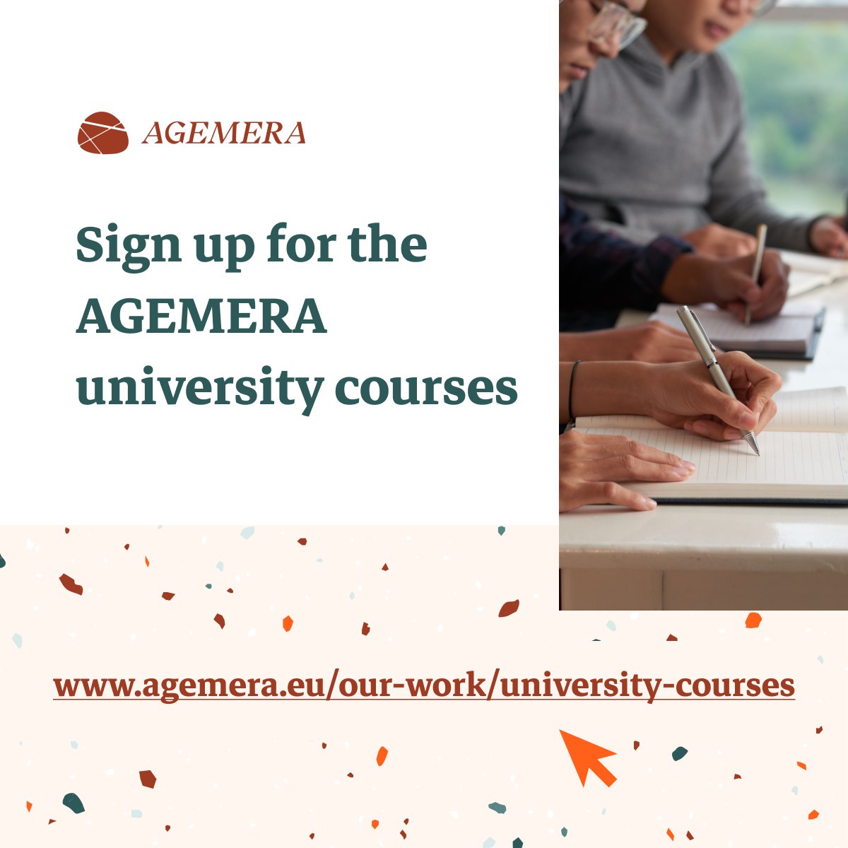 🥳 We launched our university courses! Spread the word! 🟠Focus: #CriticalRawMaterials in the #green and #digitaltransition 🟠 All specialisations welcome 🟠 Online courses, access to literature, tutors & top experts in the field! SIGN UP 👉 bit.ly/AGEMERA-courses