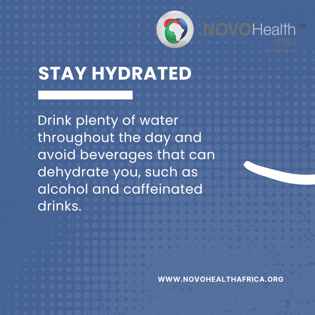 NovoHealthHMO's tweet image. Beat the heatwave with these simple tips!
What other tips do you have? Let us know in the comment section ☀️💧

#HeatwaveTips #StayCool #StayHydrated #Healthcare #BeatTheHeat #ClimateChange #HMO