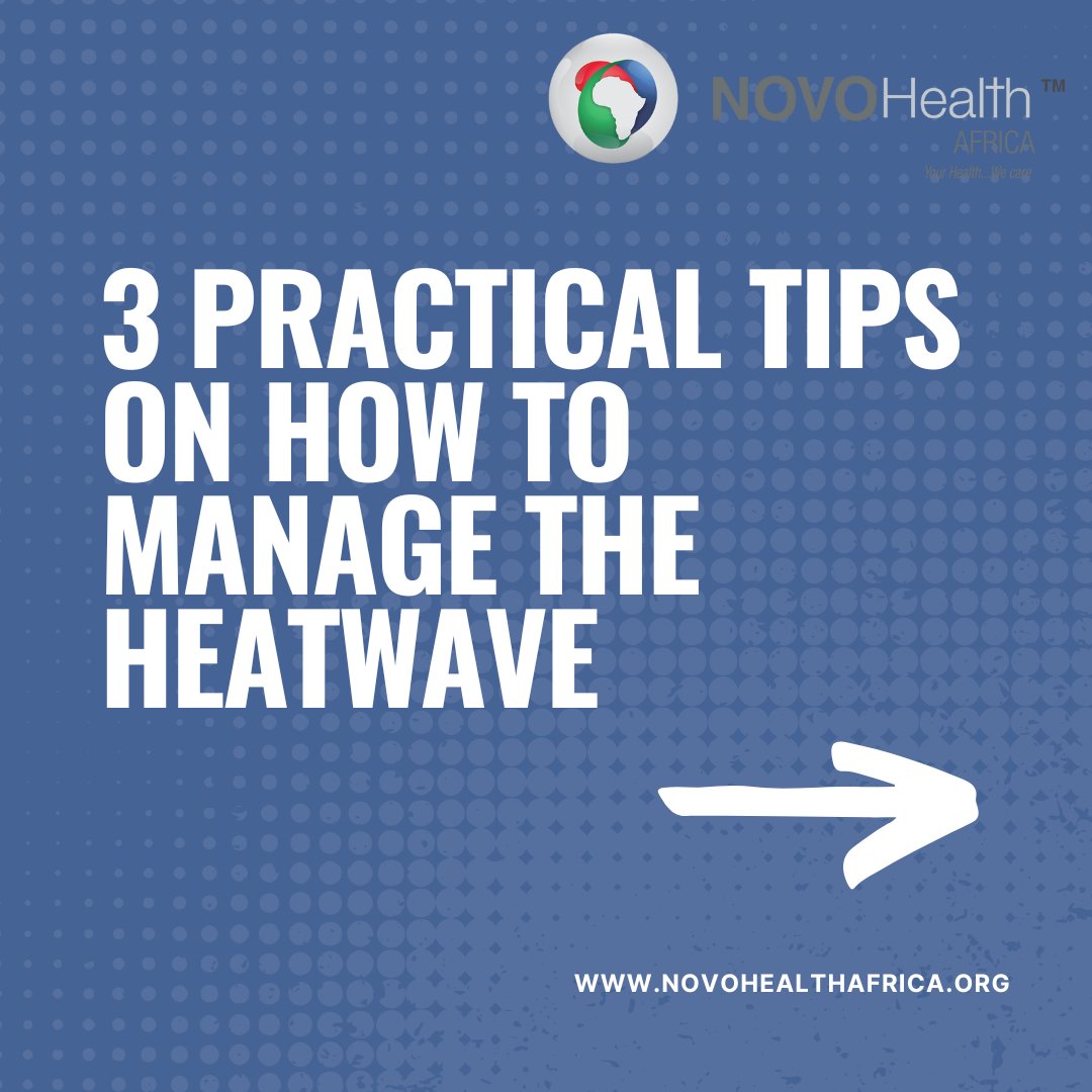 NovoHealthHMO's tweet image. Beat the heatwave with these simple tips!
What other tips do you have? Let us know in the comment section ☀️💧

#HeatwaveTips #StayCool #StayHydrated #Healthcare #BeatTheHeat #ClimateChange #HMO
