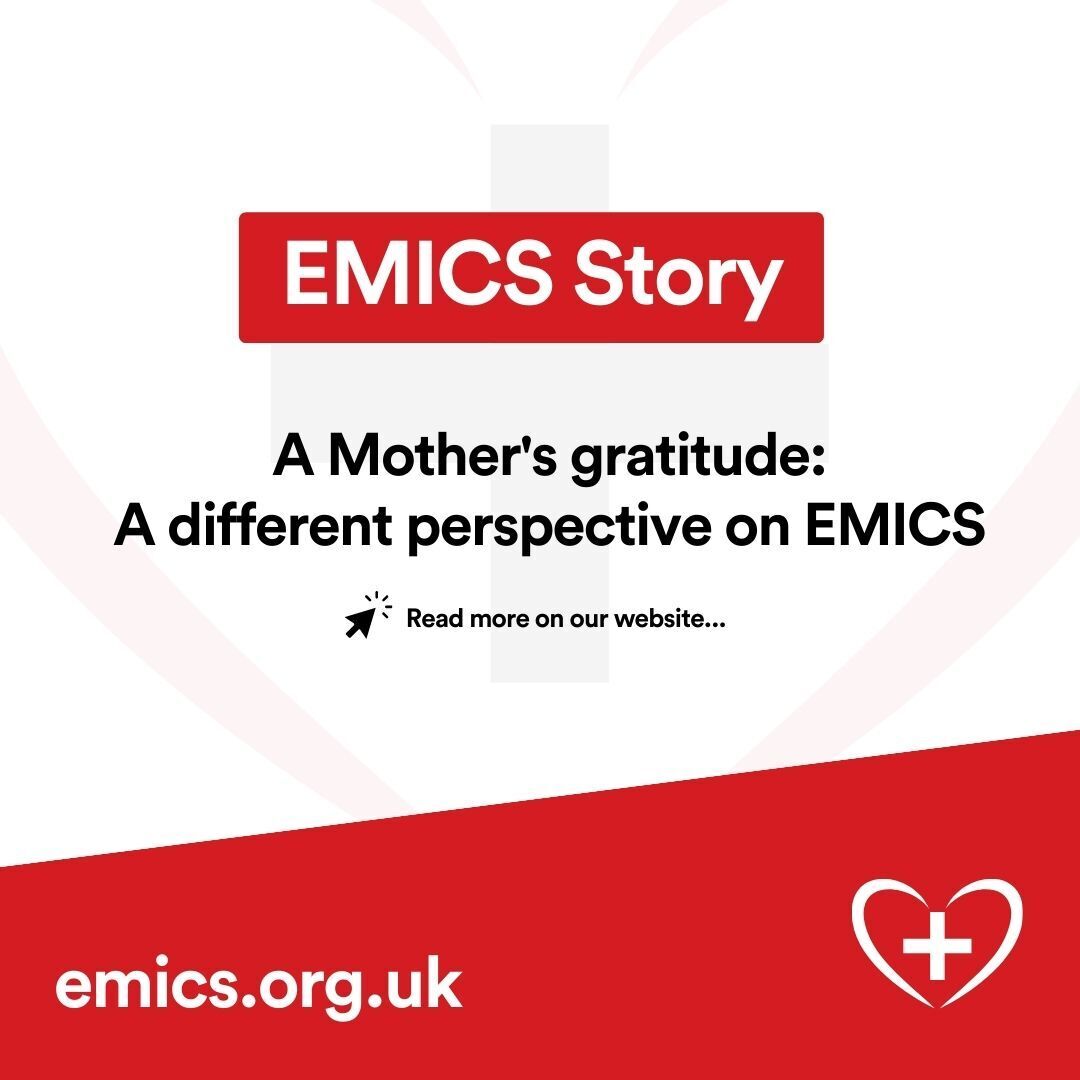 A mother's message highlights the precious gift of time EMICS doctors gave her family: a chance to say goodbye. This touching story reveals the depth of care and support EMICS provides in life's hardest moments. 

Continue reading on our website: emics.org.uk/news/a-mothers…