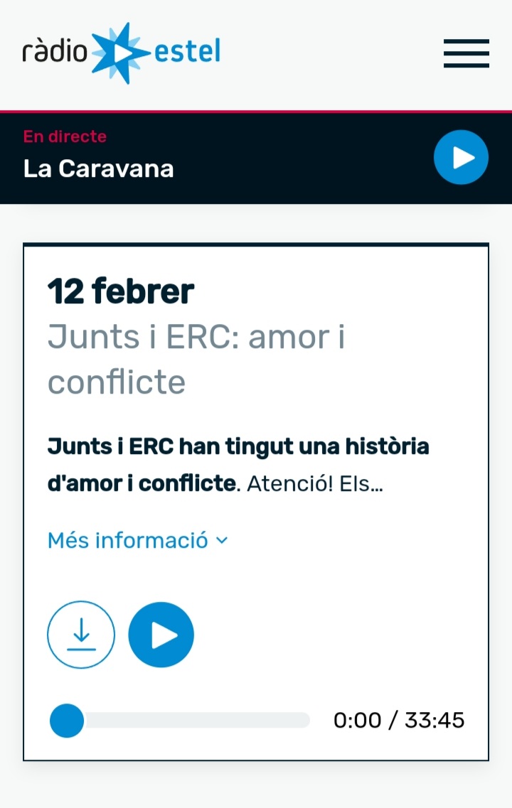 🎧 Podcasts de "No és el que sembla" 1a secció #ràdio a  #Catalunya sobre principis pràctics i eines de #conflictologia #resoluciodeconflictes #mediacio de l'actualitat i la vida diària al programa <a href="/lacaravanaestel/">La Caravana</a>  <a href="/joantrias_/">Joan Trias</a> i el seu equip <a href="/radioestel/">Ràdio Estel</a> 
radioestel.cat/podcasts/no-es…