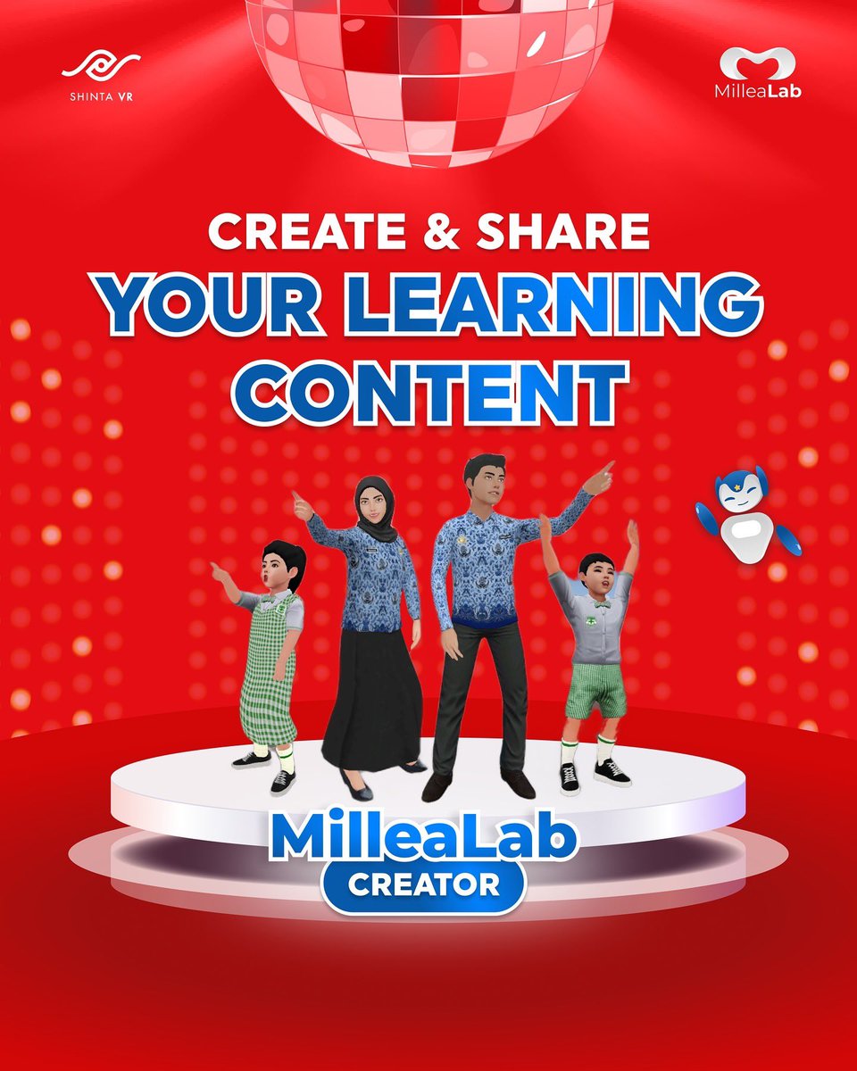 ShintaVR's tweet photo. Hi, MilleaLab friends! It’s time for you to show off your learning content!
Be our favorite Pendekar VR if you want to.
Go download #MilleaLab on https://t.co/GSeojgAZpX!
#shintavr #vrstation #VirtualCharacterSystem #metaverseindonesia #Metaverse #metanesia https://t.co/5smFgU6n9T