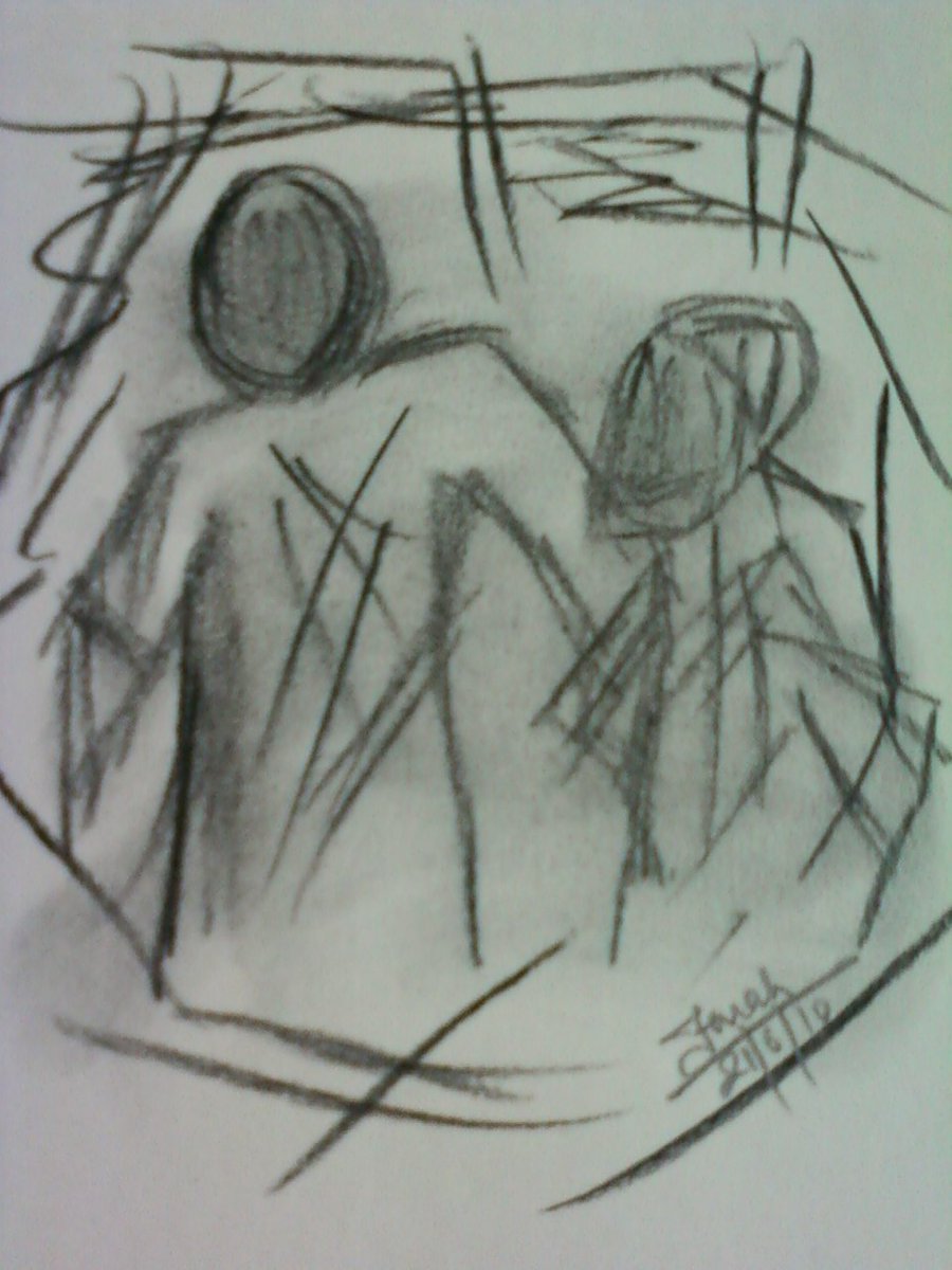 Friendship bond...

#charcoalwork #फrah #farahnaseem #love #life #friendship