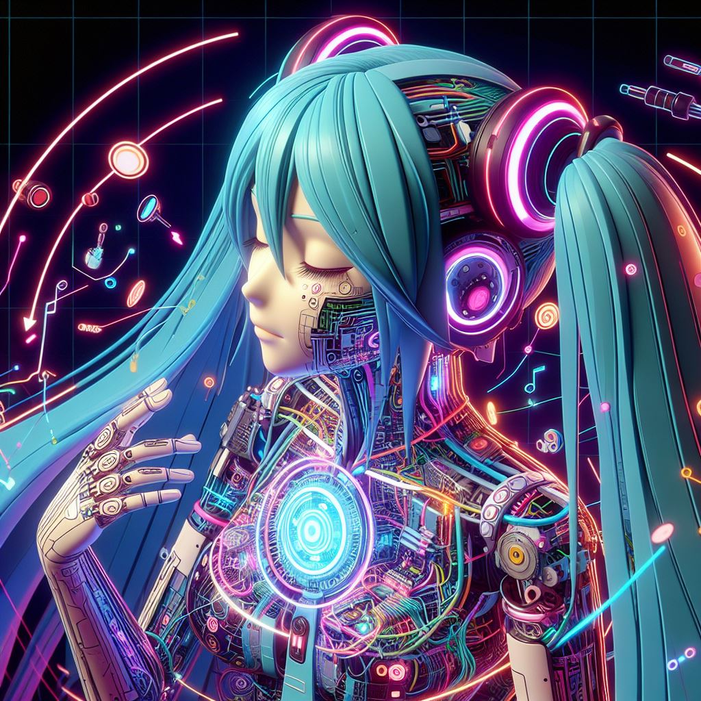 h30_201806's tweet photo. 初音ミクの内部構造 #AIアート #AIart #AIイラスト #AIillustration #DALLE3 #初音ミク #HatsuneMiku #初音未来 #初音ミクの内部構造 #初音ミクの内部 #内部構造 #InternalStructure https://t.co/o3VapMagxQ