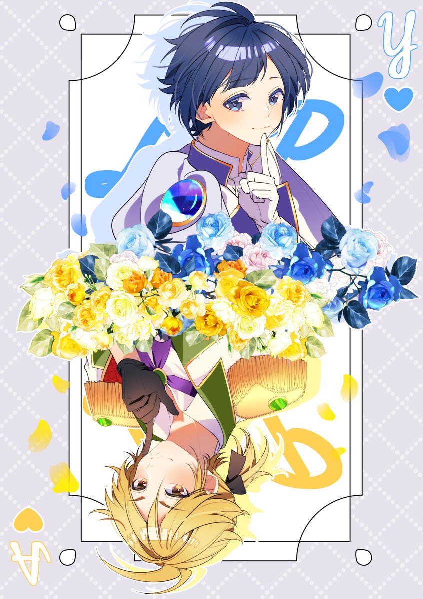 Parfait_Pie_12's tweet photo. お誕生日おめでとう~！！ これから二人が行く道に花がいっぱいになることを願っています！��

#ハニワ美術部
#LIPLIP誕生祭2024
#柴崎愛蔵誕生祭2024
#染谷勇次郎誕生祭2024 https://t.co/tI5zWW4MLp