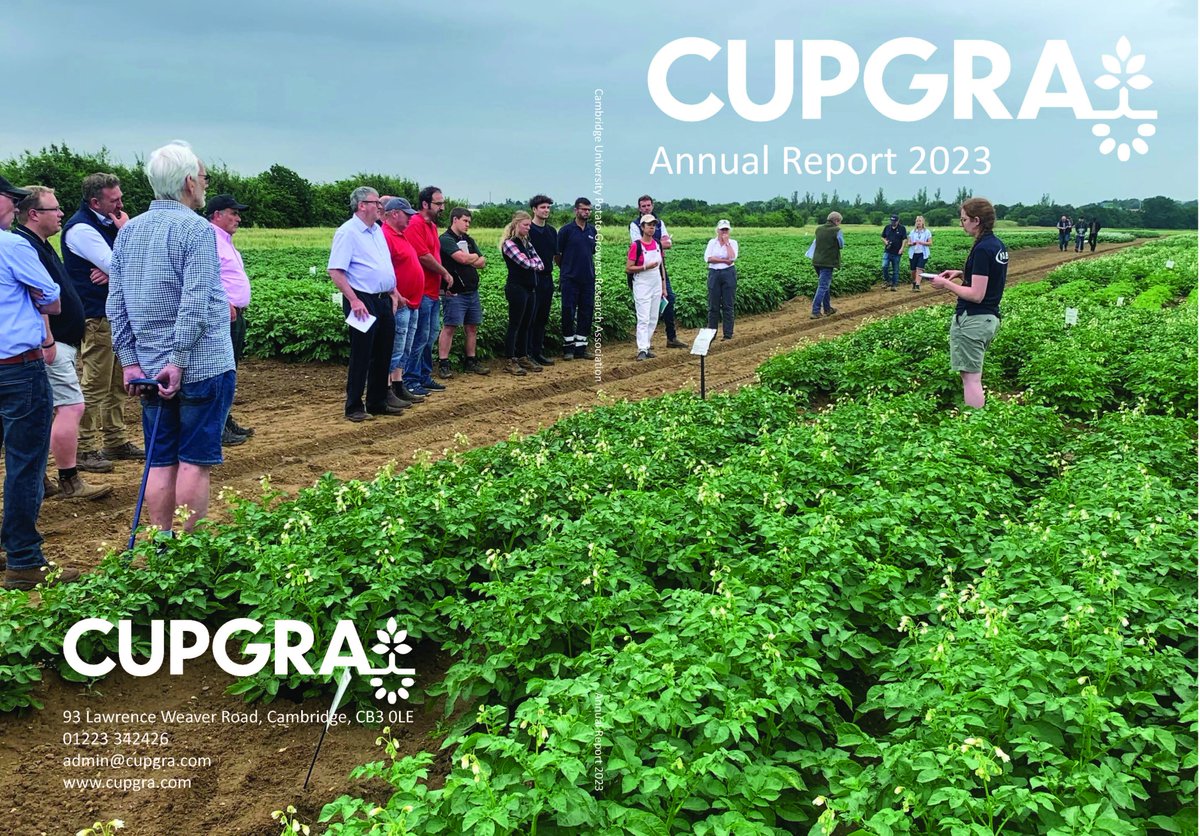 CUPGRA Annual Report 2023 available to CUPGRA Members cupgra.com/2023-research-… 
Please join us for the CUPGRA AGM and Annual Research Review meeting on Monday 26th February in Sophi Taylor Building at Park Farm cupgra.com