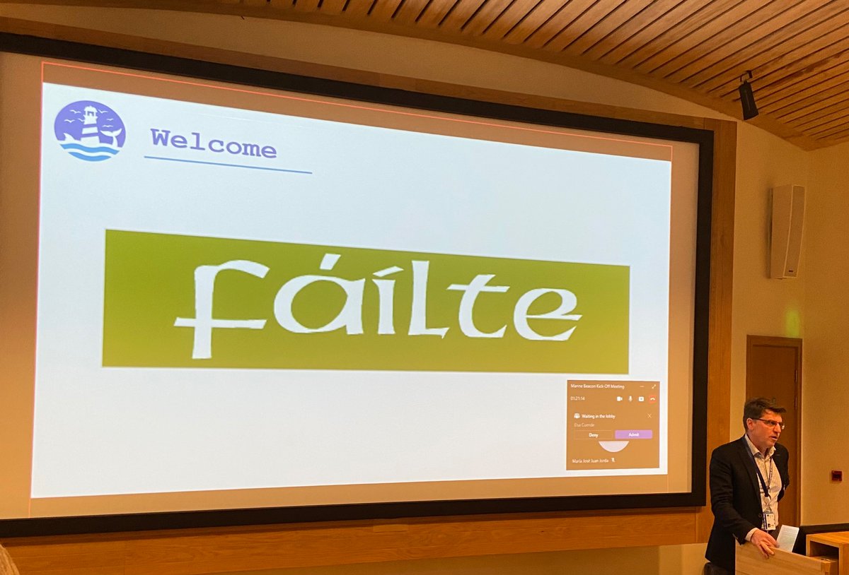 Marine Beacon (@marinebeacon_eu) on Twitter photo The CEO OF <a href="/MarineInst/">Marine Institute</a>, Rick Officer offers an Irish welcome to all the partners of <a href="/MarineBEACON_EU/">Marine Beacon</a> The CEO OF <a href="/MarineInst/">Marine Institute</a>, Rick Officer offers an Irish welcome to all the partners of <a href="/MarineBEACON_EU/">Marine Beacon</a>