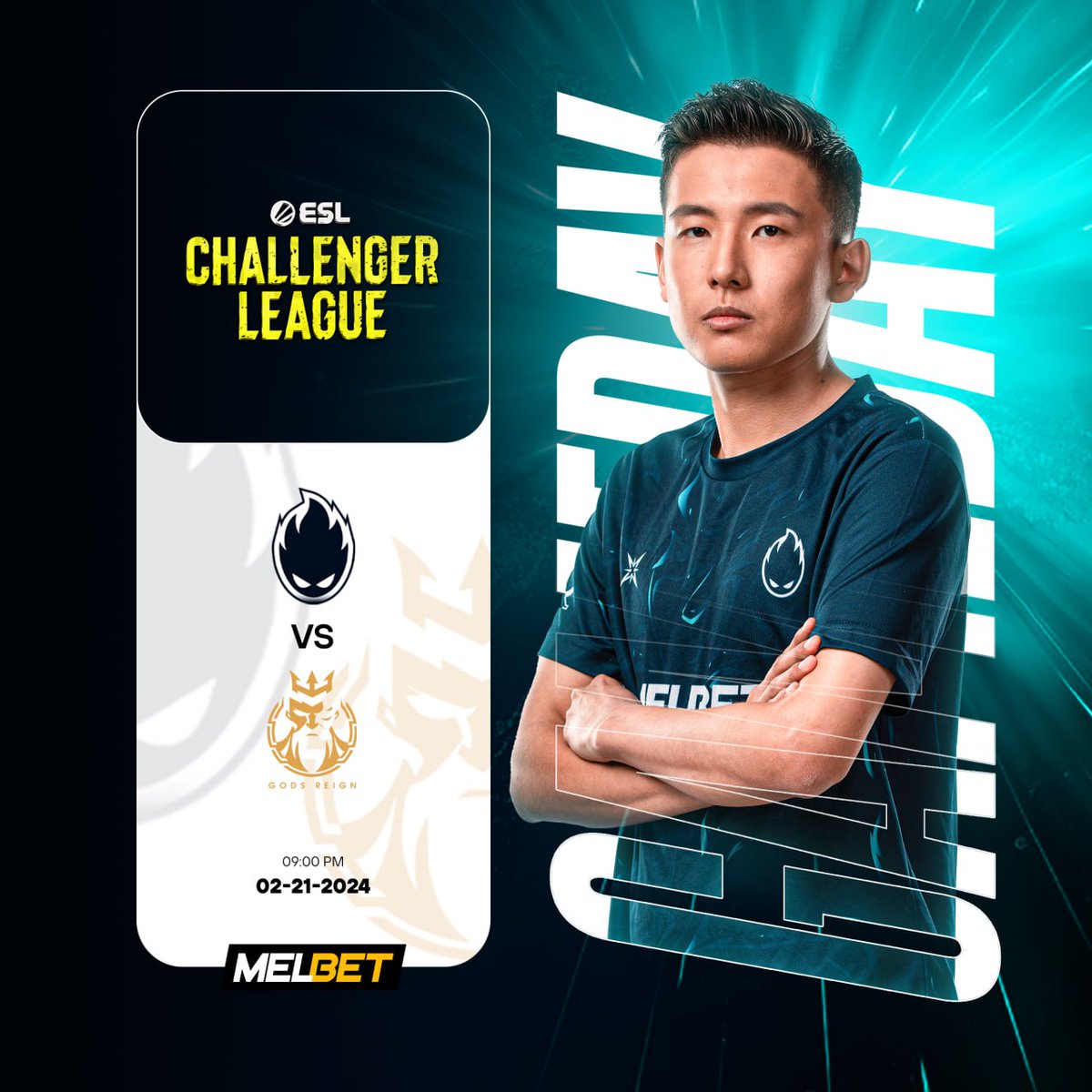 ATOXESPORTSMN's tweet photo. ESL Challenger League Season 47Asia week 2

Tonight match against Gods Reign 🔥🔥🔥

#ATOX #melbet https://t.co/6WMjerLFjF