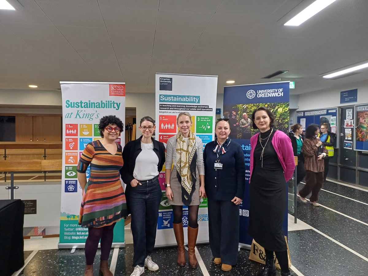 KUsustainable's tweet photo. #LSSC24 has just begun and our @KingstonUni @union_kingston students are looking forward to presenting their projects which support the @SDGoals https://t.co/d8FgyTvcDT