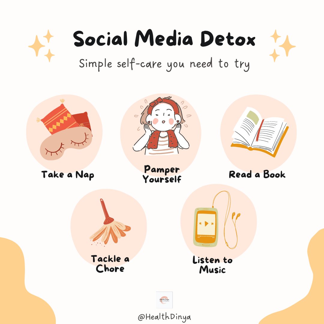 Detox your feed, uplift your mood! 🚫📱 
Embrace the simplicity of a social media detox for a self-care journey that rejuvenates your mind and restores balance.

#FeedDetox #DigitalBalance #HealthDinya