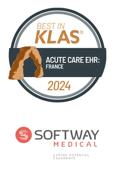 <a href="/SoftwayMedical/">Softway Medical</a> remporte le premier #BestInKLAS français <a href="/KLASresearch/">KLAS Research</a>, la récompense ultime en matière de #satisfaction #clients
mysih.fr/softway-medica…