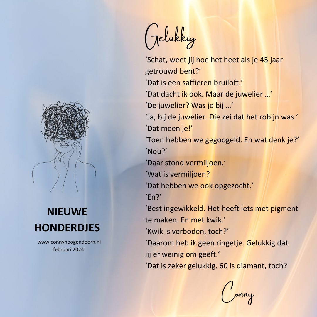 connyhoog's tweet photo. Ongelooflijk, vandaag 45 jaar getrouwd.
Het stel in mijn verhaal ook. Toevallig, hè?
#gelukkig #honderdje #huwelijksverjaardag #45 #robijn #uKV #verhalen ##thebestsocialmedia #ikluisterkijkenschrijf #diwmotz #AquaZZ #honderdjes #reactieszijnwelkom https://t.co/WZo1a481Pm