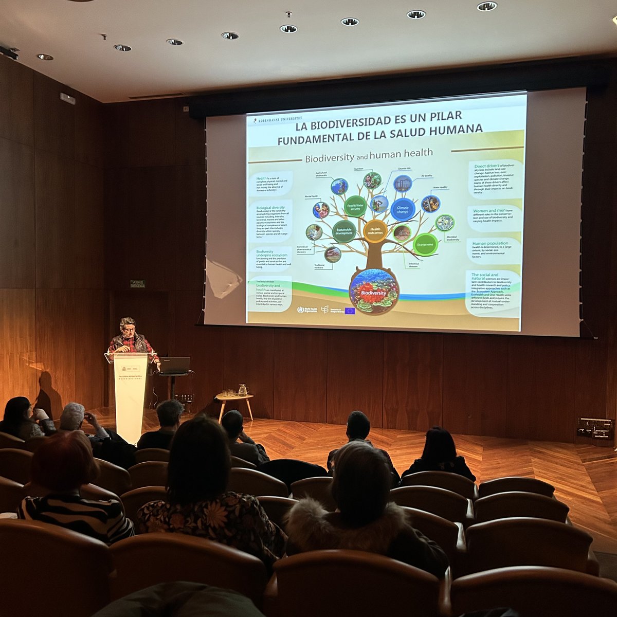 Durante la charla en <a href="/MuseoThyssen/">Museo Thyssen</a>, <a href="/Noguesbravo/">David Nogues-Bravo</a> nos ha mostrado el aumento de CO2 que le ha acompañado en su vida, nos ha hablado de los límites planetarios y de la importancia de la salud planetaria para la salud humana. 

➡Algunos problemas que ya enfrentamos y se exacerbarán