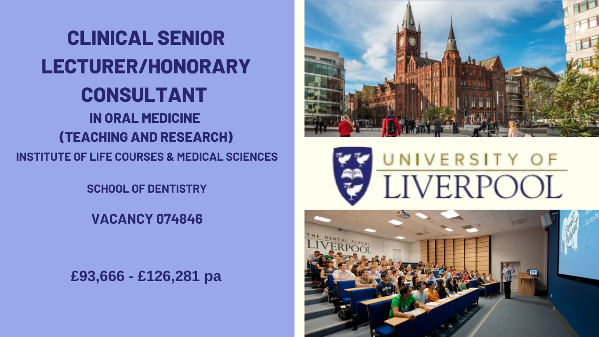 Liverpool University Jobs tweet media