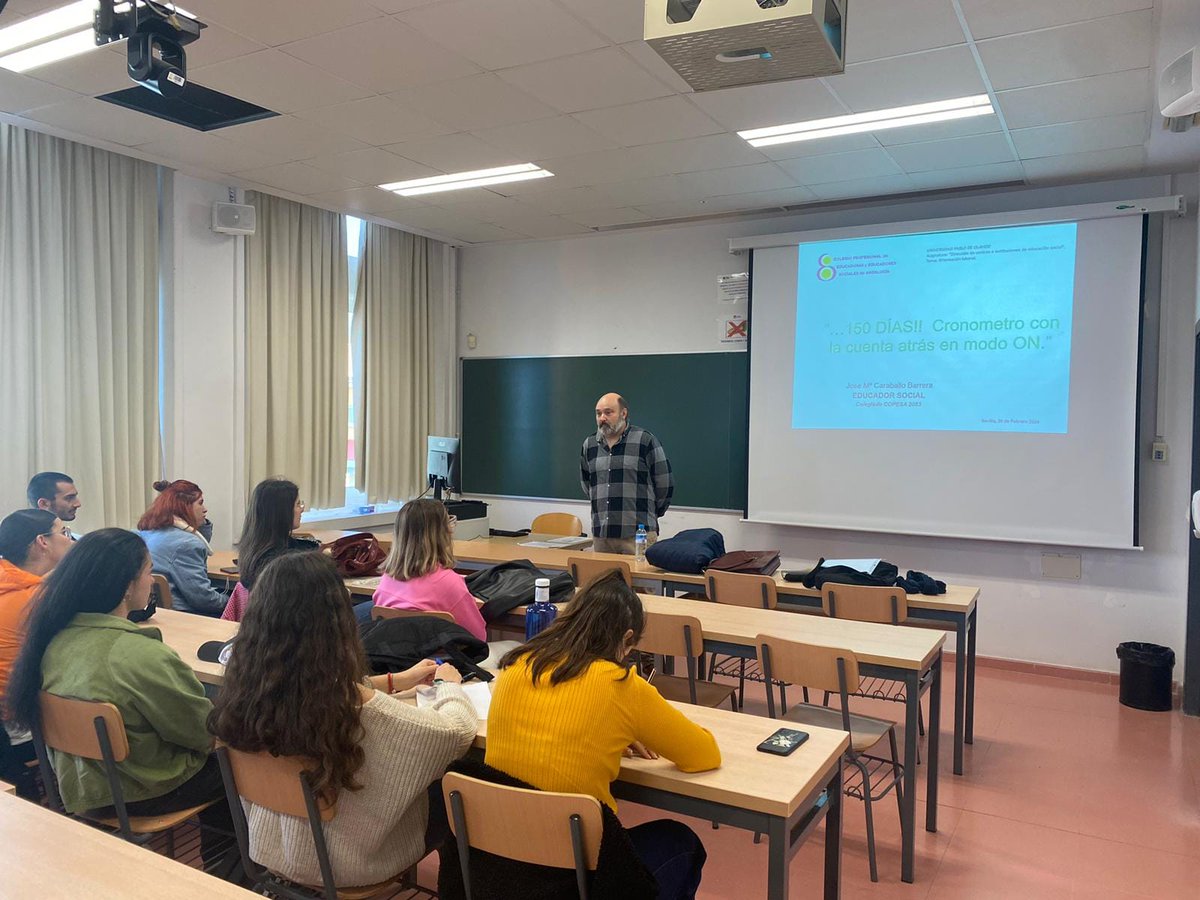 ¡Una experiencia enriquecedora para nuestros estudiantes de Educación Social! Recibimos la visita de COPESA (@copesaeduso) en nuestra asignatura de Dirección de Centros e Instituciones. Los alumnos exploraron acciones sociolaborales y procesos de orientación laboral. ¡Gracias!