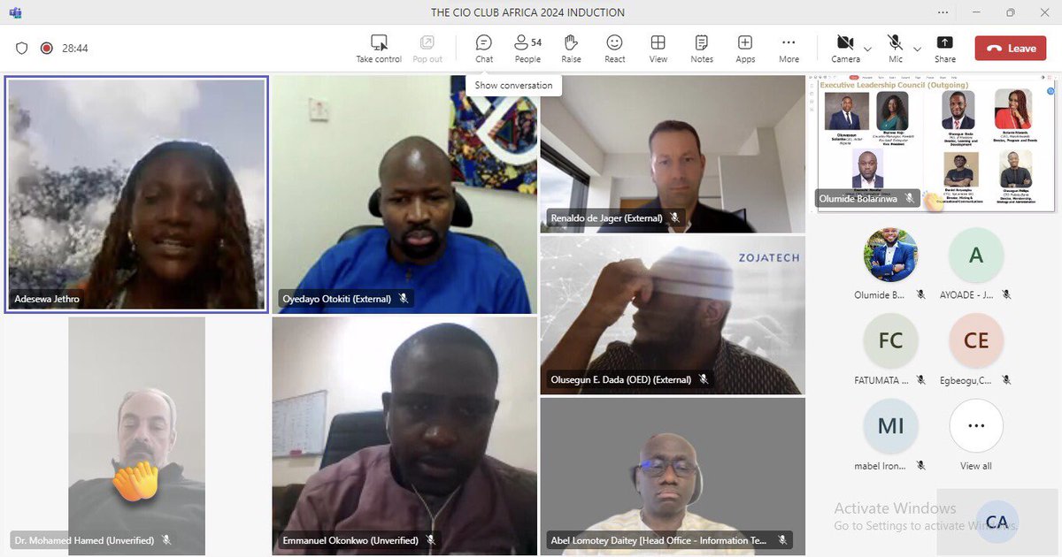 Here are snapshots from our Virtual Induction Ceremony where we welcomed new members from around the globe. 

During the event, participants were guided through the perks of membership, the club’s core values, and various other aspects.
#cioclubafrica #inductionceremony2024