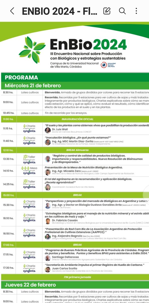 tecnobiolsrl's tweet photo. Buen día!!
Si estas por Villa María, Córdoba, nos vemos en #ENBIO2024
Nos vemos en el stand de nuestros amigos de Recuperar Fertilizantes! https://t.co/immB5CIqti