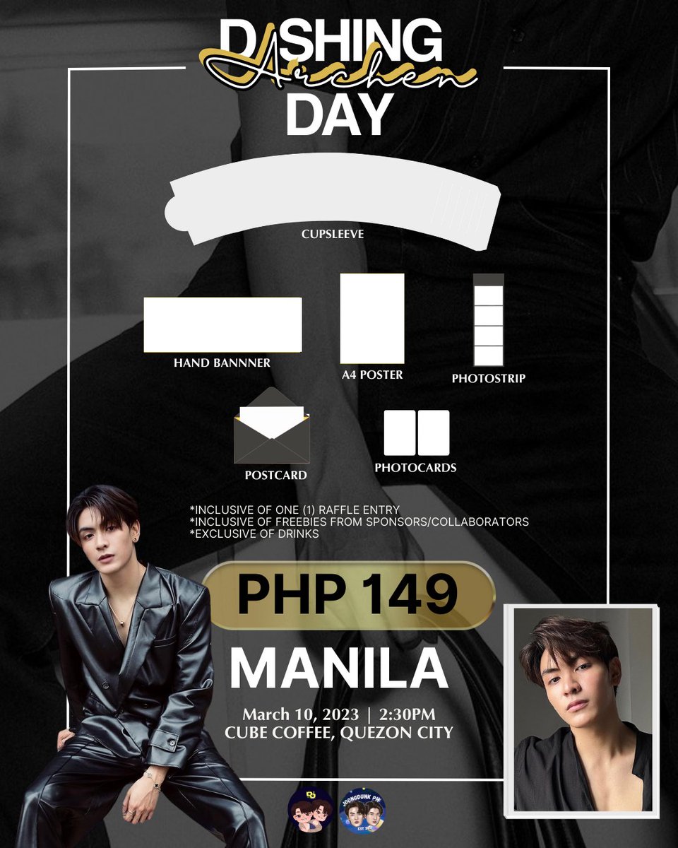dungjangsph's tweet photo. DASHING ARCHEN DAY ✨ 

Join us as we will celebrate our beloved Joong Archen's 23rd birthday in Manila, Philippines! 🇵🇭

📍Cube Coffee, Quezon City
📅March 10, 2024 | 2:30PM
🔗https://t.co/b66zg7geoF
*Limited slots only.  

You wouldn't miss this, right? Right! 😉
See you soon! 🕺💃

Collaboration with @JoongDunkPH ✨

#DashingArchenDayCSE
@ChenRcj
#Joong23rdBDProject