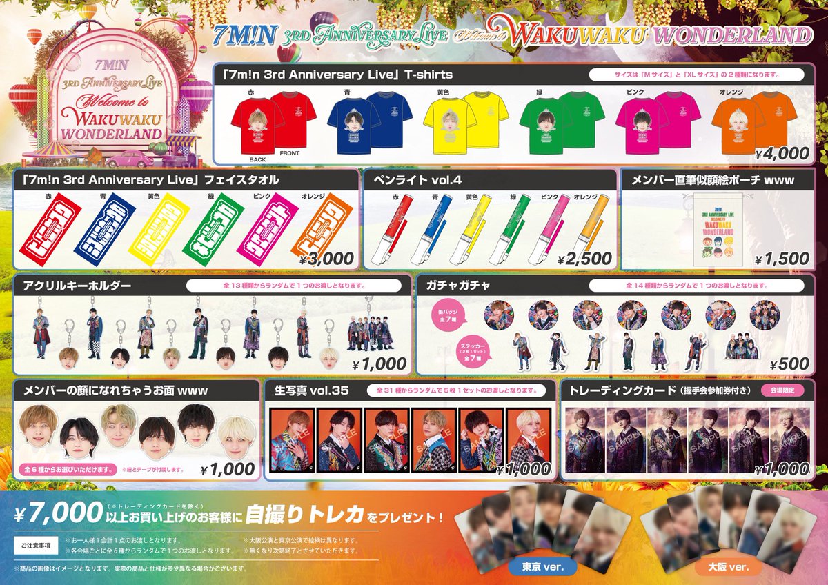 3周年のグッズが公開されました！ メンバーの顔に慣なれちゃうお面 は