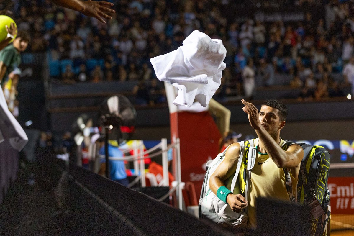 Sadly Carlos Alcaraz, the top seed, had to throw in the towel early at the ATP 500 Rio Open after suffering an  injury when his right ankle rolled badly just two points into his opening-round match against Brazil’s Thiago Monteiro. He retired shortly after <a href="/RioOpenOficial/">Rio Open</a>