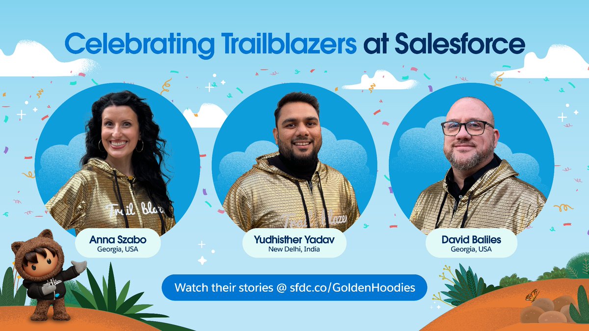 AnnaSzaboJDMBA's tweet photo. We are @salesforce trailblazers 👇🏻 https://t.co/nX2KI4jRVw