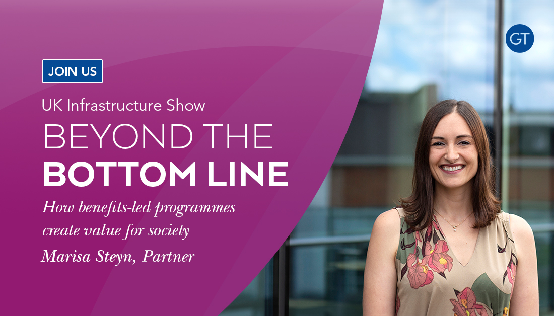 Join us at the UK Infrastructure Show on 12th March to explore how benefits-led programmes are reshaping the infrastructure landscape. Don't miss Marisa Steyn's keynote presentation on 'Beyond the Bottom Line.' Find out more hubs.la/Q02lM1G10 #UKIS