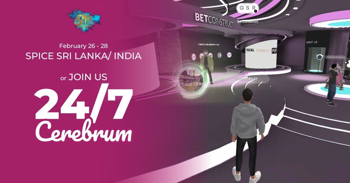 Join BetConstruct at SPiCE India & Sri Lanka Merger from Feb 26-28! 🦚 Discover cutting-edge iGaming solutions and new partnerships. ⚡️Or join us anytime, anywhere and get answers to all your inquiries at Cerebrum 24/7 Don't miss out!🤩 🔗cerebrum.fastexverse.com