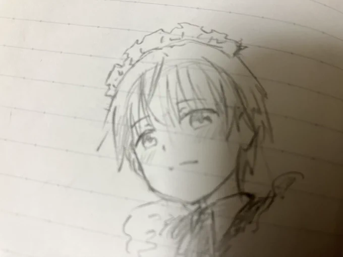 自習の時間の落描き 