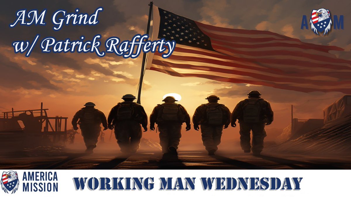 RaffyPindaHouse's tweet photo. Just a couple hours from now, #WorkingManWednesday begins on the #AMGrind by @AmericaMission_. Today we’ve got more #Bidenomics failures to review and what a future with AI might mean.
🚨Be THERE, or be UNAWARE🚨
https://t.co/I6RiMyD92I https://t.co/kPef5NVXu6
