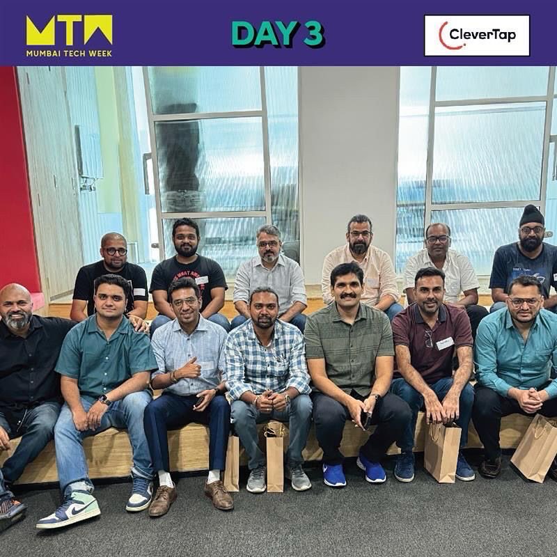 mumbai_tech_'s tweet photo. Highlights from ‘Engaging with AI’, an enlightening session with #JacobJoseph on AI-powered customer engagement, brought together by Mumbai Tech Week and @CleverTap @helloanand.

#MaximumCityMaximumTech #MumbaiTechWeek #MTW2024 #techinmumbai #techeventmumbai https://t.co/pBp4RnY4sA