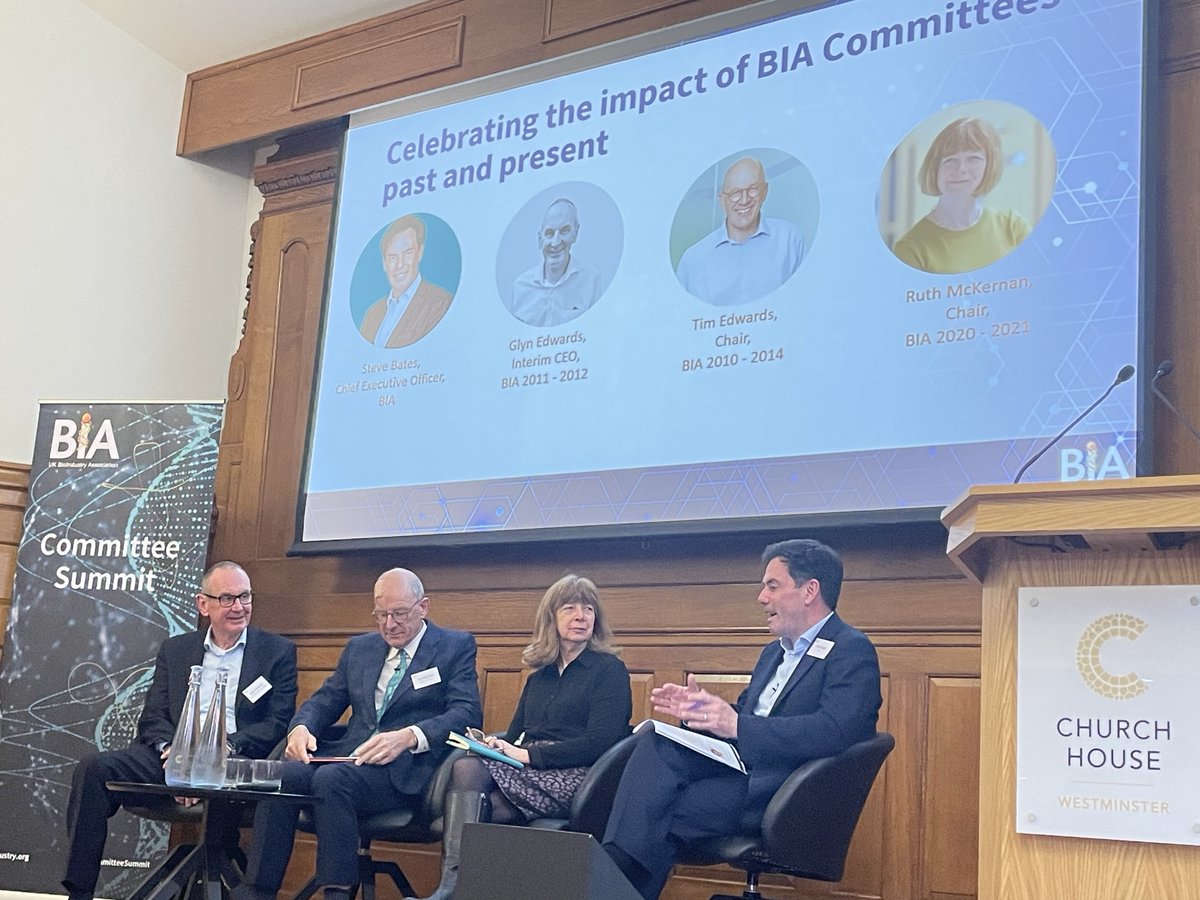 Our CEO Steve Bates opens the floor at #BIACommitteeSummit followed by a plenary session celebrating the impact of BIA Advisory Committees, past and present 👏

📌 @edwards_glyn, @VacVBtx
📌 Tim Edwards, @storm_tx
📌 @RuthMcKernan, Neuroscientist & entrepreneur