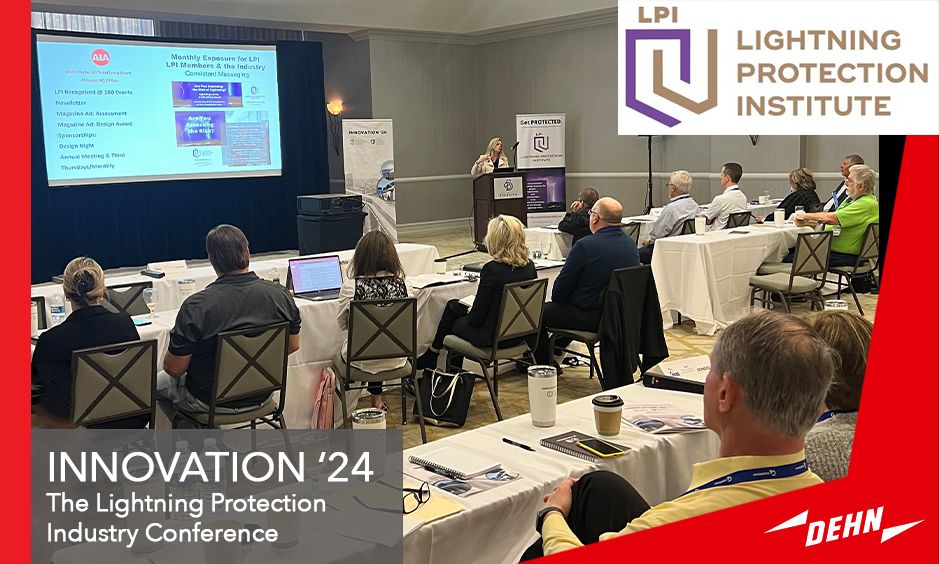 Here at INNOVATION ‘24 - The Lightning Protection Industry Conference , we're gaining valuable insights and innovative solutions! We're pleased to be a sponsor and contribute to this vibrant exchange of ideas!

#TheConference #INNOVATION24 #LPI #Lightningprotection #DEHNprotects