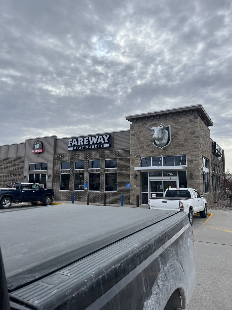 Is this heaven? No… it’s the Fareway meat market.