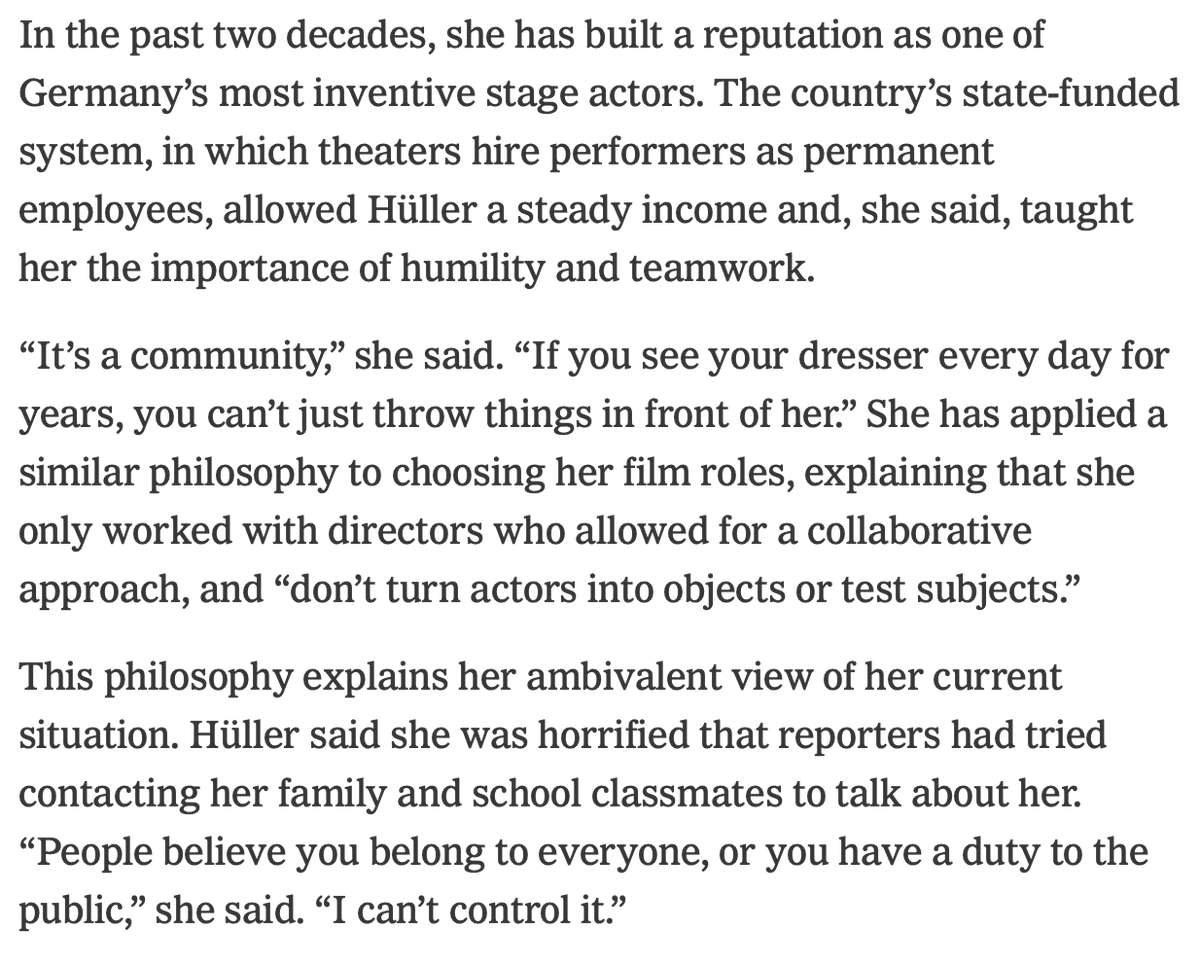 philizjennings's tweet image. kind of obsessed with Sandra Hüller's view of the awards machine she said you people need to be so serious rn