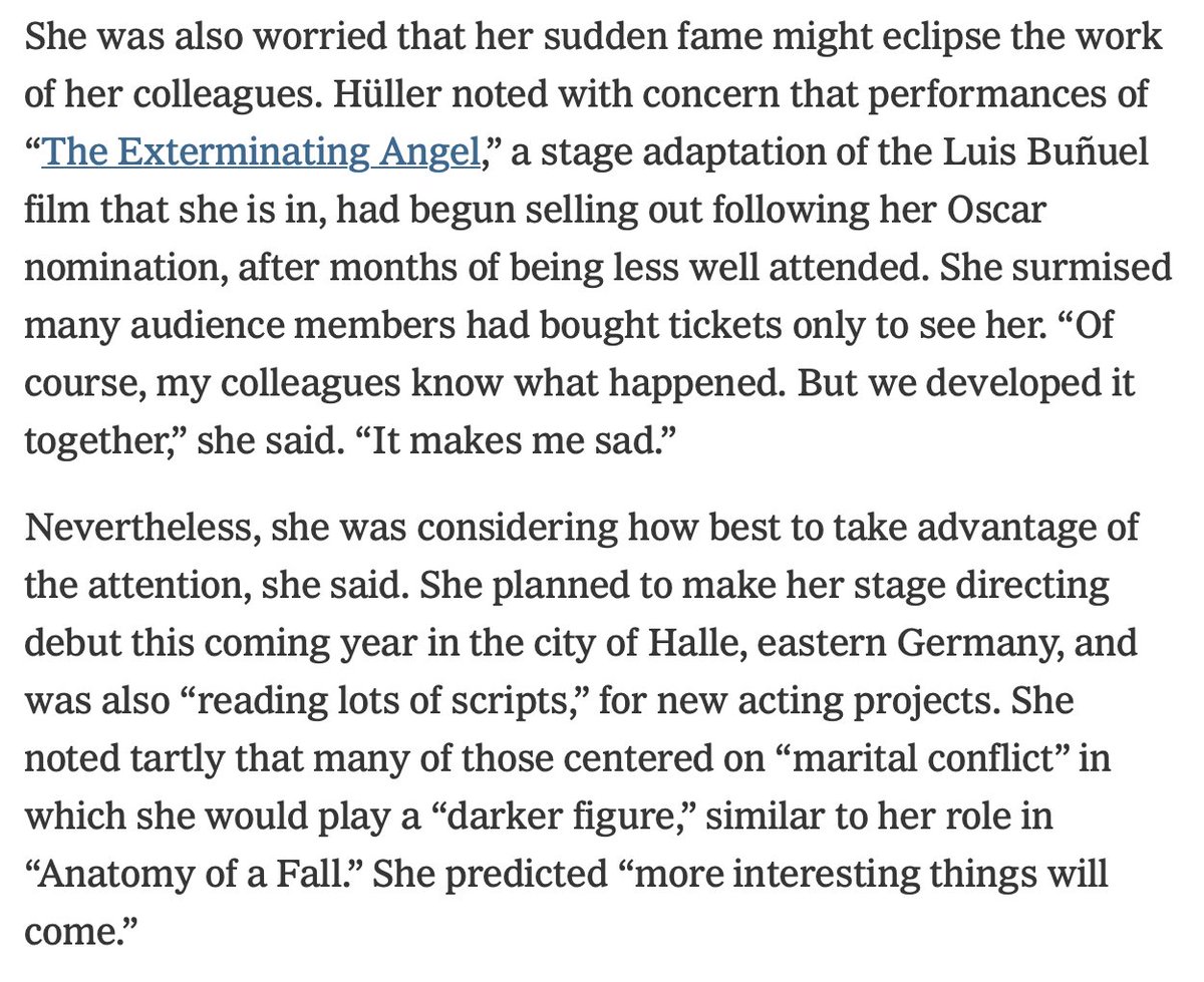 philizjennings's tweet image. kind of obsessed with Sandra Hüller's view of the awards machine she said you people need to be so serious rn