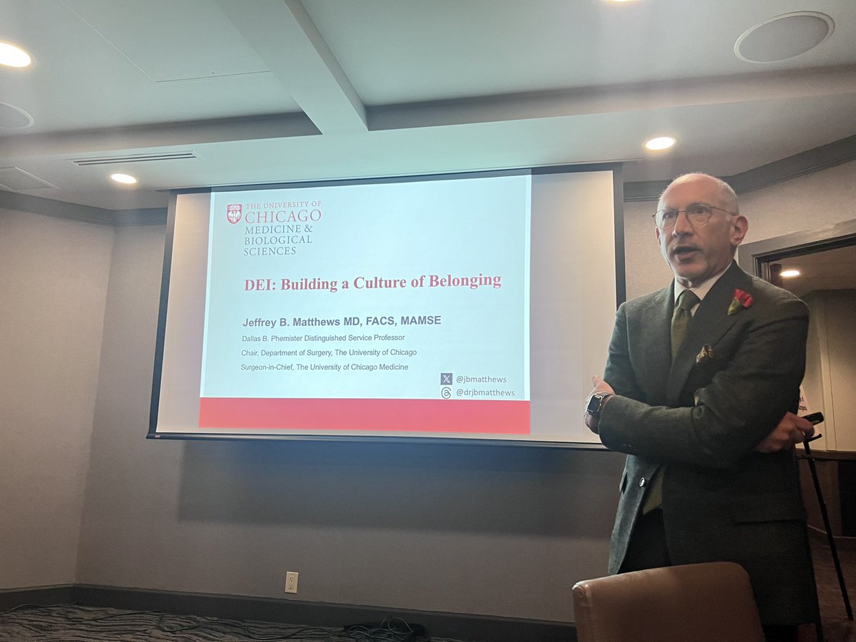 Impressed by the longstanding work being done at @uchicagosurgery by @MdDorsey and @JBMatthews to create an inclusive department - never-ending journey for sure. We plan to learn a lot from them for the THIRD Trial! @IU_Surgery @IU_SOQIC @YueyungHu @AmCollSurgeons @acgme