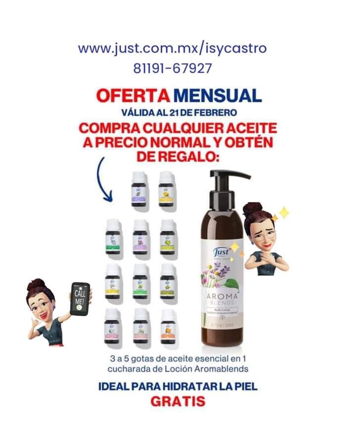 issyscp's tweet photo. Último día para pedir la promo de recibir GRATIS 1 LOCIÓN HUMECTANTE AROMABLEND en la compra de cada Aceite Esencial de precio regular.

Pídelos antes de las 4 PM de mañana miércoles.

Pedidos al WhatsApp 8119167927 📱 o en mi Tienda Online 🛒

#isycastrojust https://t.co/r1hDGRjmGY