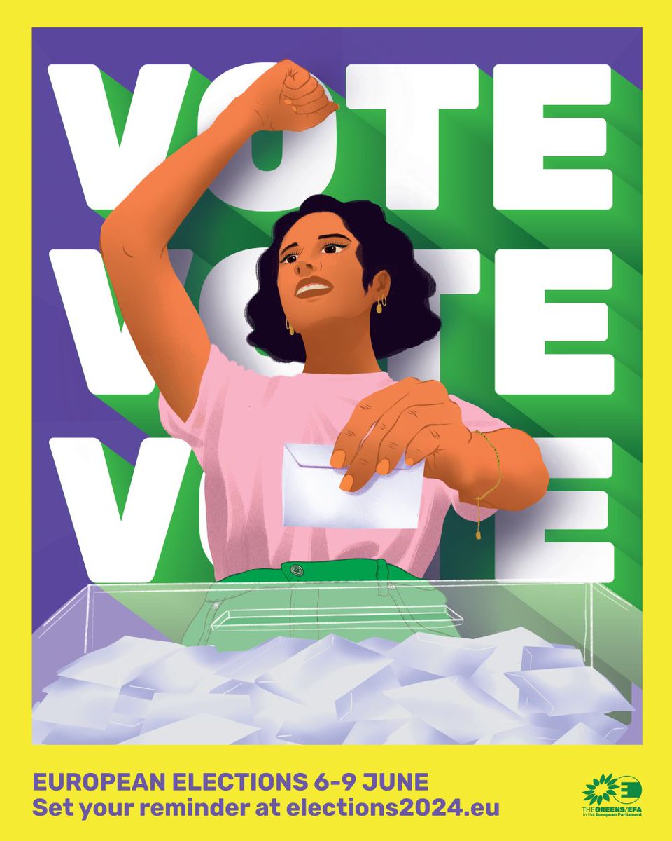 🗳️ Simply by casting your vote in June you have the power to build a better future. 🇪🇺 #EuropeanElections - 6-9 June 🇪🇺 🔔 Set your reminder now, and if you live abroad, discover how you can register to vote ➡️ elections2024.eu/?source=gg_twi… #YouHaveThePower #UseYourVote