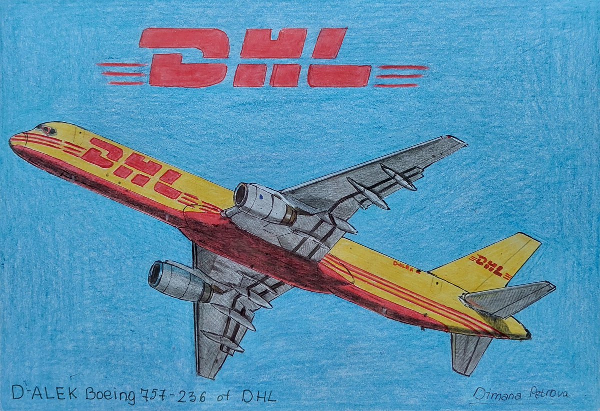 AircraftBy's tweet photo. Boeing 757-236 D-ALEK of @DHLexpress @DHLGlobal spotted by Osipov Dmitry in 2012. πβ€οΈ
14,80/21,00sm
#DHL #DHLEurope #EuropeanAirTransport #cargo #Boeing757 #B757 #takeoff #sky #airplanes #drawing #logistics #cargoairline #freighter #freighterplane #airtransport #WingWednesday https://t.co/cUeLVhGosU