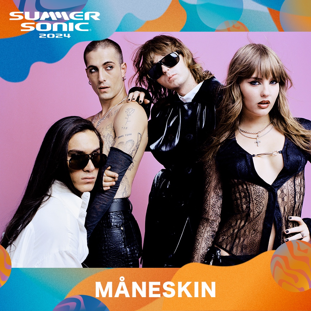 Just Announced: @thisismaneskin to headline @summer_sonic in Japan on 17th and 18th August. #summersonic