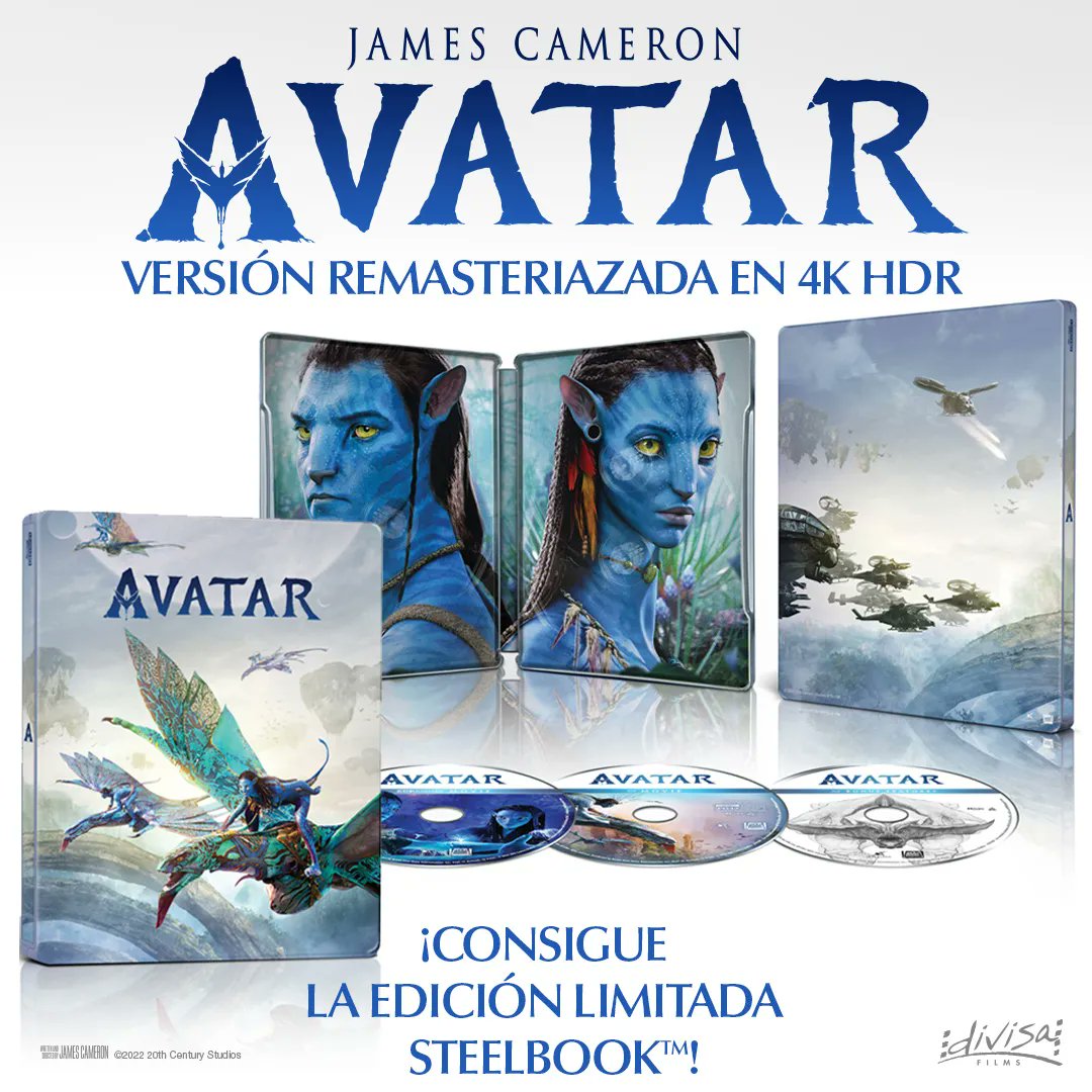 🌿 𝐒𝐨𝐫𝐭𝐞𝐨: consigue el 𝑠𝑡𝑒𝑒𝑙𝑏𝑜𝑜𝑘 de 𝐀𝐯𝐚𝐭𝐚𝐫

1⃣ Sigue a <a href="/cinemix_es/">Cinemix</a> y @divisahomevideo
2⃣ Haz ❤️ y 🔁 a este tuit
3⃣ Invita 2 personas a participar
4⃣ Di lo que más te gusta de Pandora

Info: cinemix.es/avatar-steelbo…

(se repite el sorteo por hackeo de cuenta)