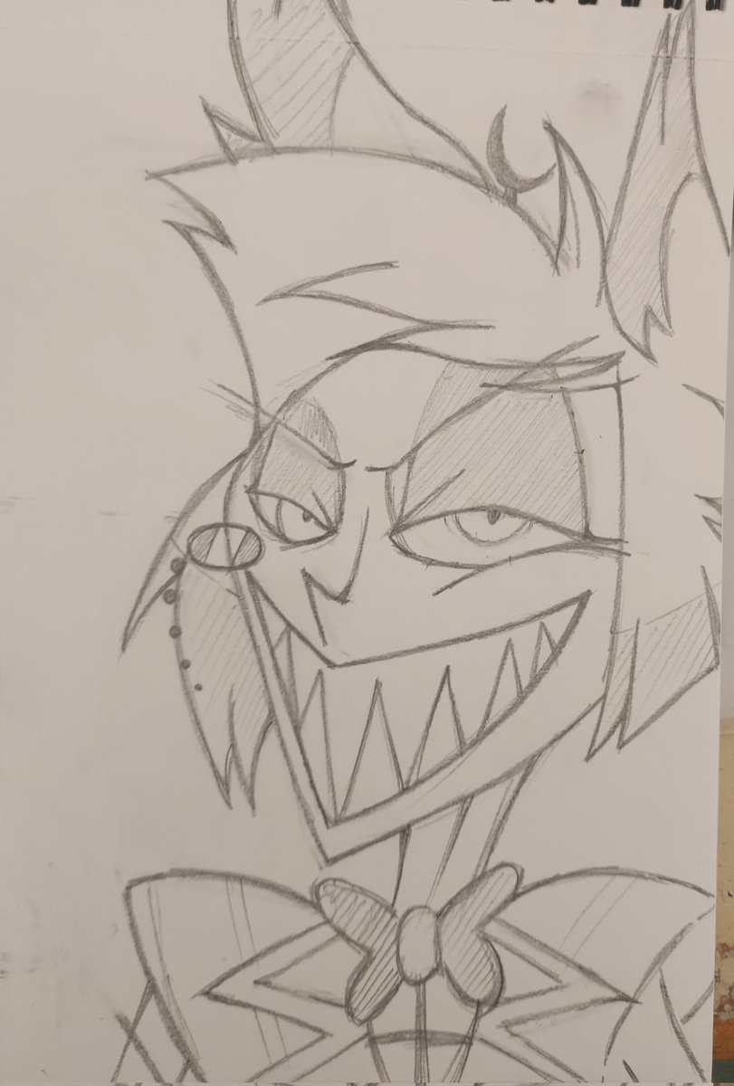 AlexSogi's tweet photo. Alastor before digital!
.
One of the best TOTALLY!🥁
.
Alesogi_drawings on Instangram if you want!

#HazbinHotelAlastor #HazbinHotelLucifer #HazbinHotelFanart #Alastor #AlastorFanart #drawing #fanart https://t.co/fMzE55IEpp
