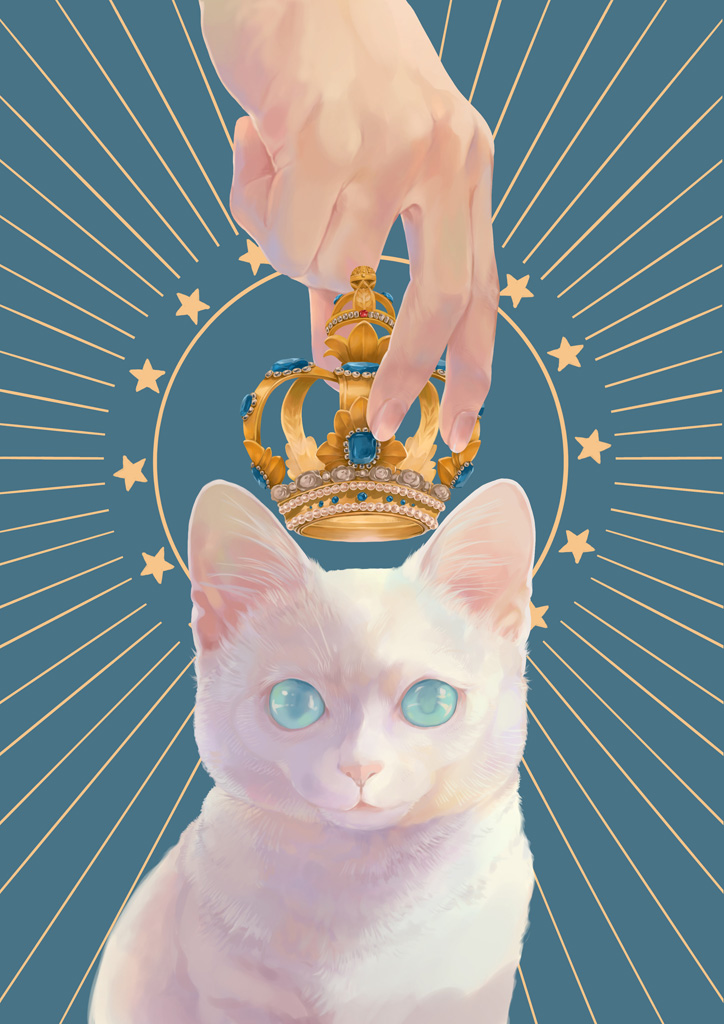 「過去絵だけど猫の日〜#猫の日 #にゃんにゃんにゃんの日 」|砂虫隼 乱痴気事虫所@5月5日コミティア144参加「た26a」のイラスト